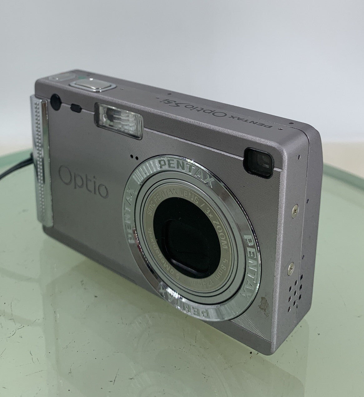 Pentax Optio S5i 5.0MP Compact Digital Camera WITH CHARGER AND COVER TESTED- 2892