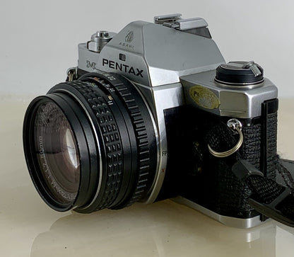 Pentax MX 35mm Vintage SLR Film Camera & Pentax-M 50mm 1.7 + TESTED - 1026