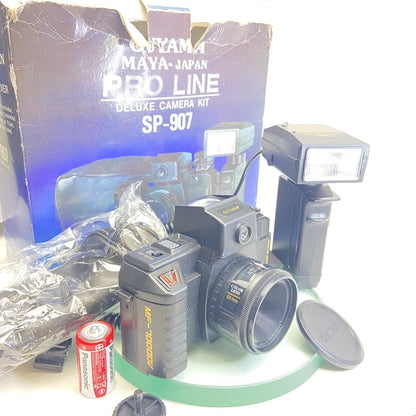 Vintage Retro Pro Line Deluxe Camera Kit Ouyama SP-907 MAYA - JAPAN +++0