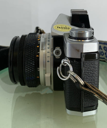 Olympus OM-1N MD 35mm Film SLR Manual Camera with Olympus 50/1.8 Zuiko Lens #1783