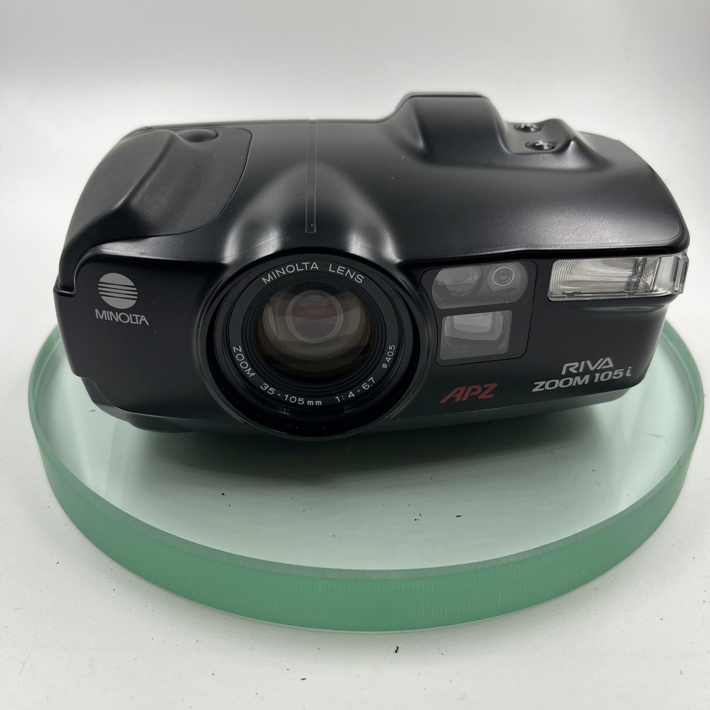 Minolta Riva Zoom 105i 35mm Zoom Film Camera with case, VGC# TEDTES # 8792