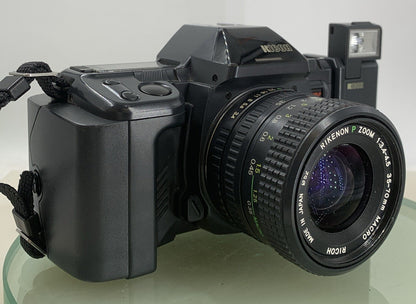 Ricoh XR-X CAMERA + P Zoom 35-70 mm LENS + RICOH SPEEDLIGHT PX TESTED - 6450