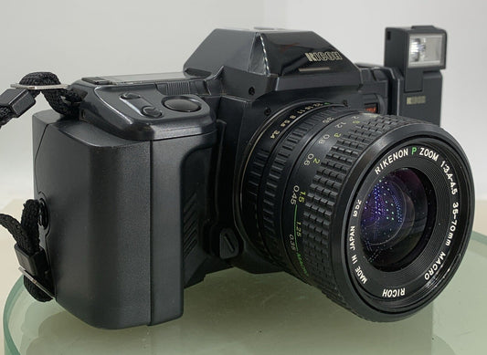 Ricoh XR-X CAMERA + P Zoom 35-70 mm LENS + RICOH SPEEDLIGHT PX TESTED - 6450