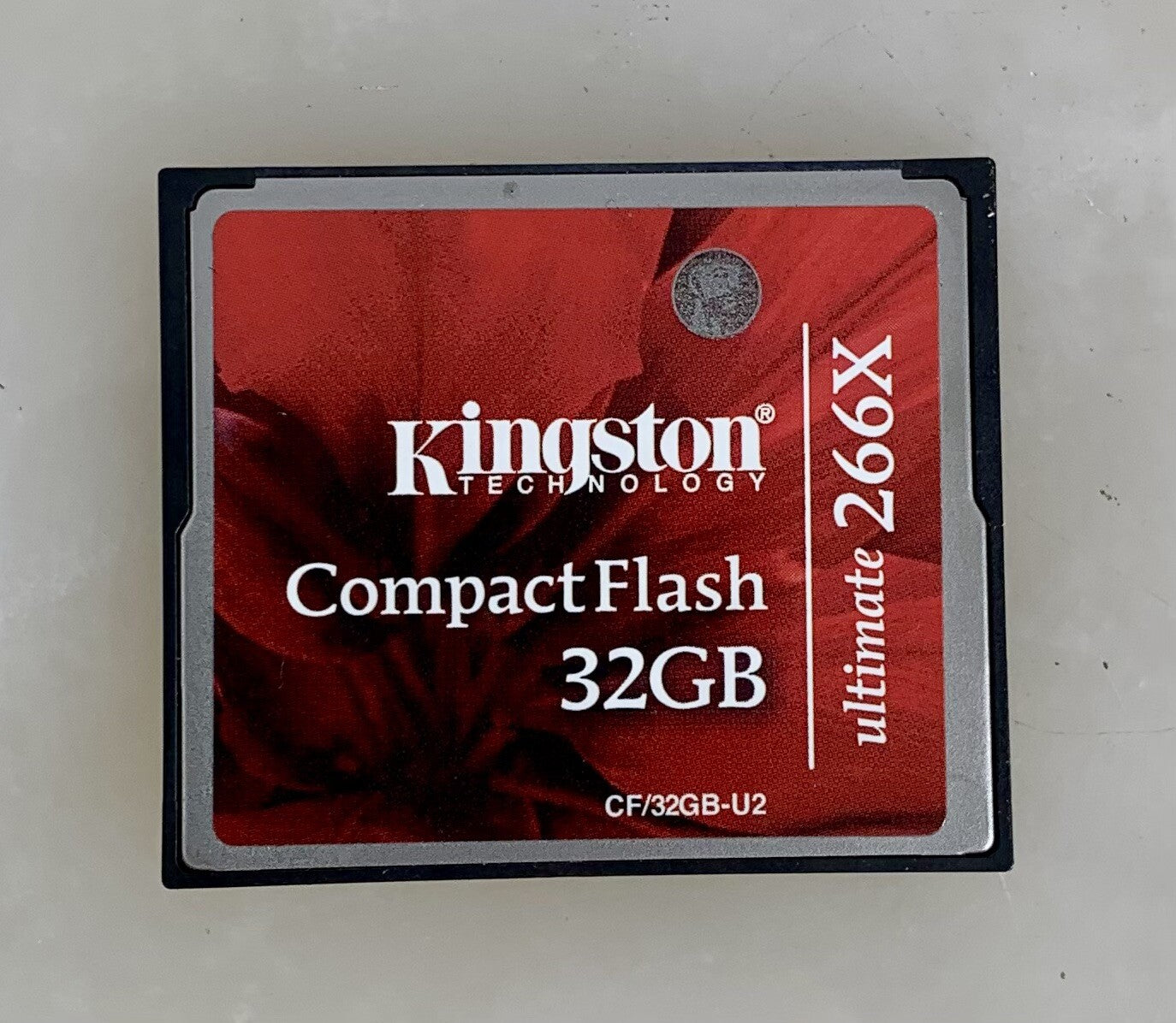 Kingston 32 GB 266x Speed - Compact Flash Card - Red/Black (CF/32GB-U2) #1320