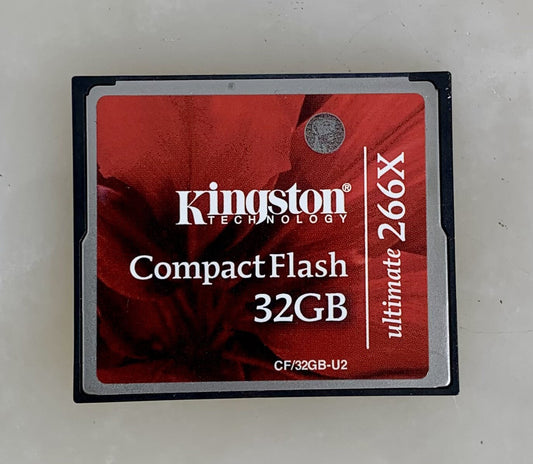 Kingston 32 GB 266x Speed - Compact Flash Card - Red/Black (CF/32GB-U2) #1320