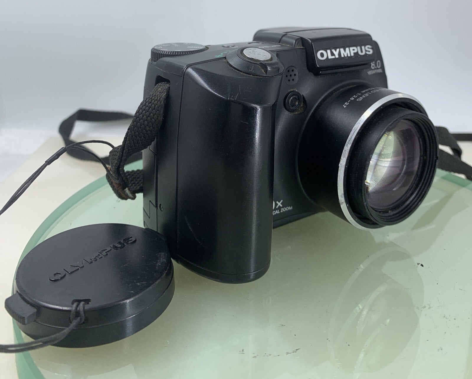 Olympus SP-500UZ COMPACT DIGITAL CAMERA BLACK - NO CHARGER - TESTED - 9840