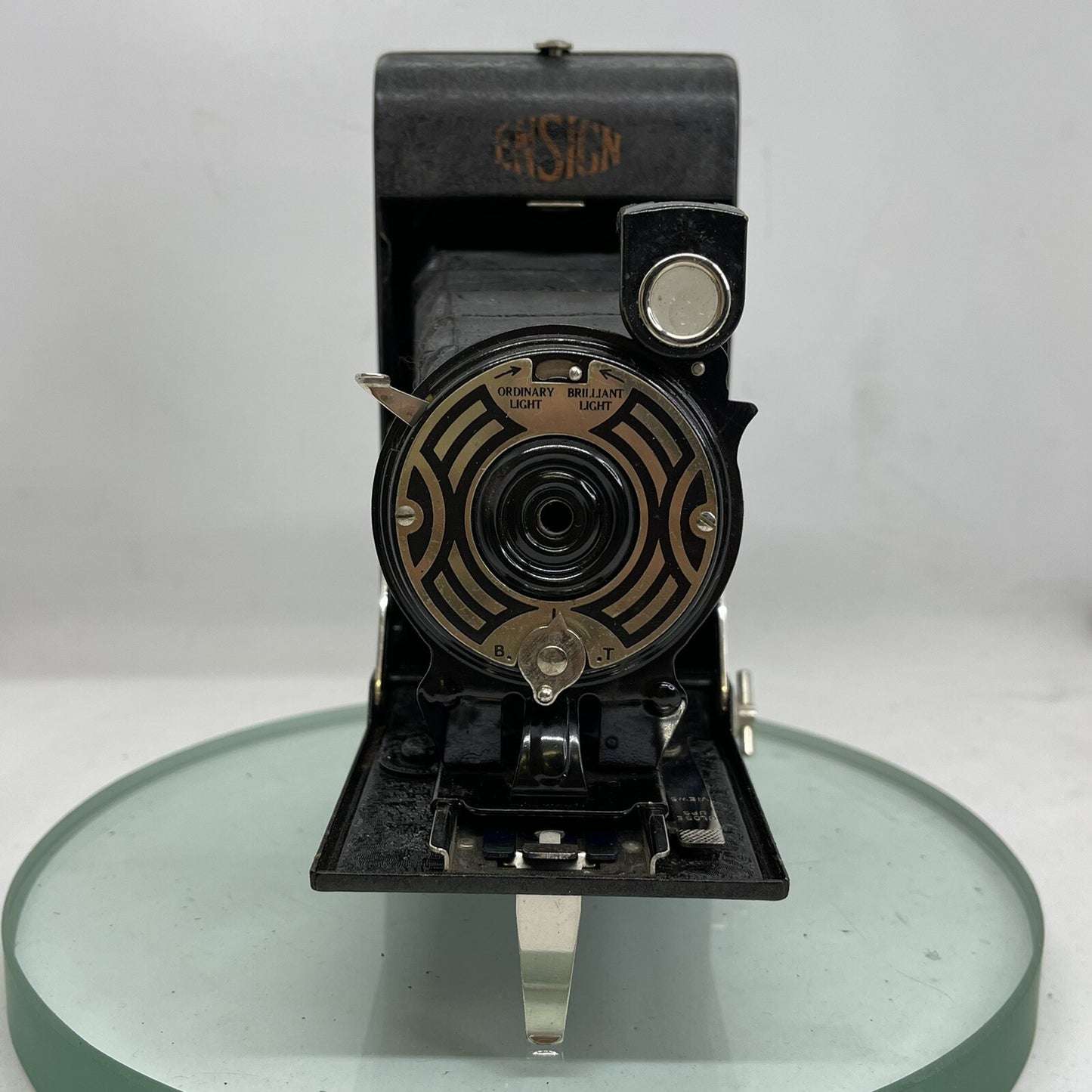 Art-Deco Houghton Butcher Ensign Pocket 20 folding camera - made in England  1082