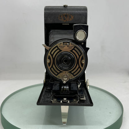 Art-Deco Houghton Butcher Ensign Pocket 20 folding camera - made in England  1082