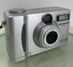 Polaroid COMPACT DIGITAL CAMERA PDC 3035 3.2MP NO CHARGER SILVER TESTED - 1320