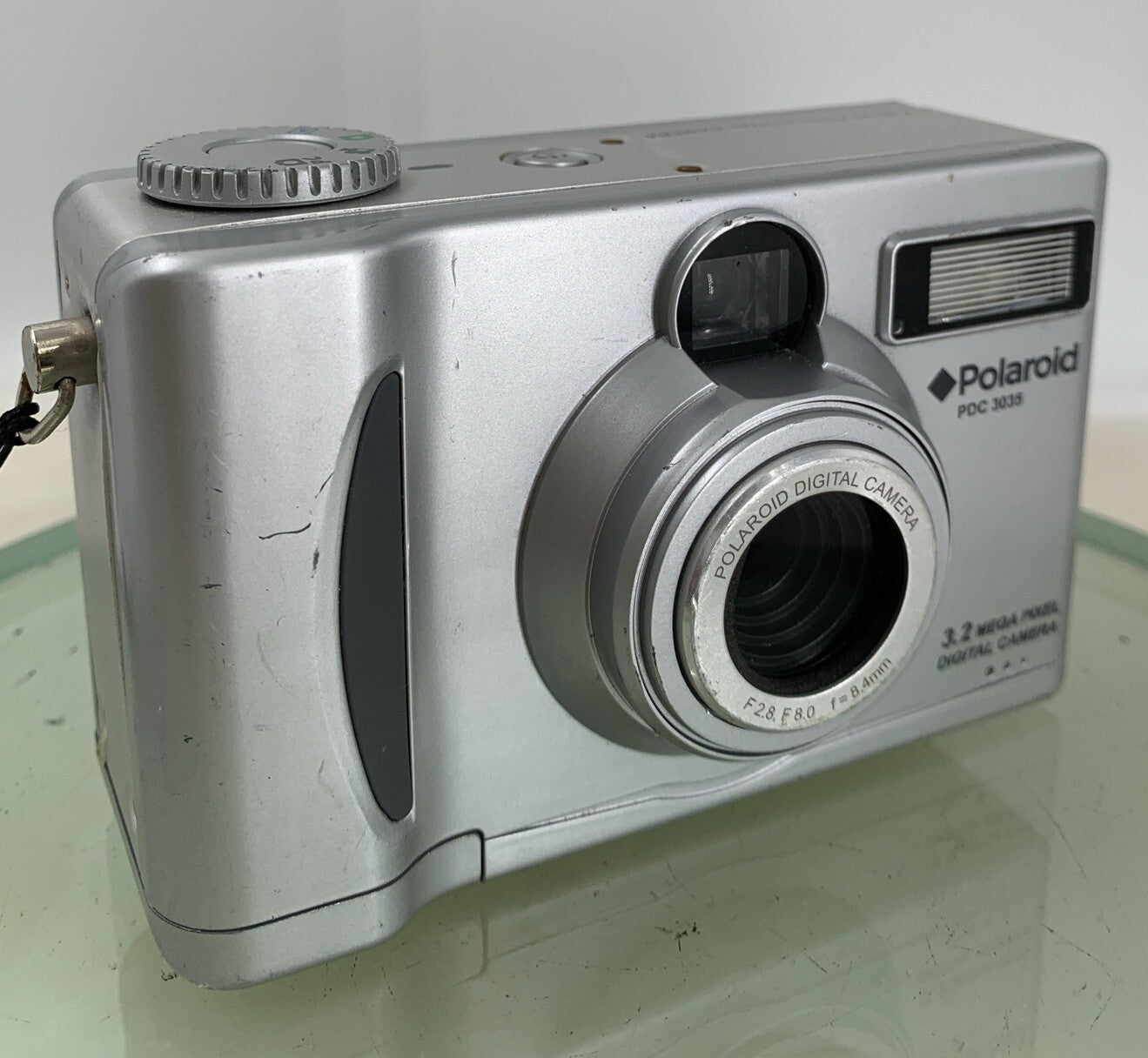 Polaroid COMPACT DIGITAL CAMERA PDC 3035 3.2MP NO CHARGER SILVER TESTED - 1320