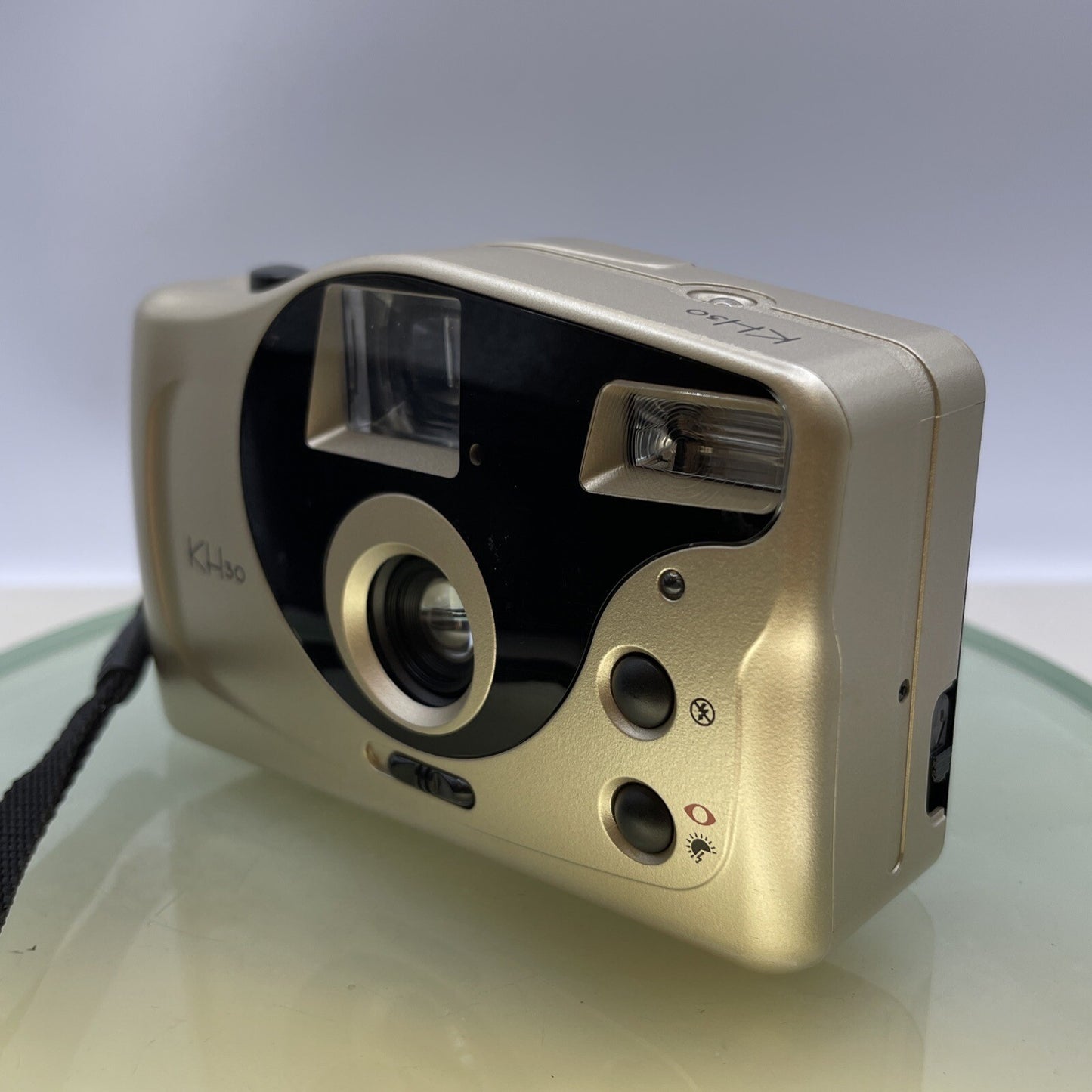 KH30 Film Camera 35mm With Built-In Flash Tested + Cased #1592