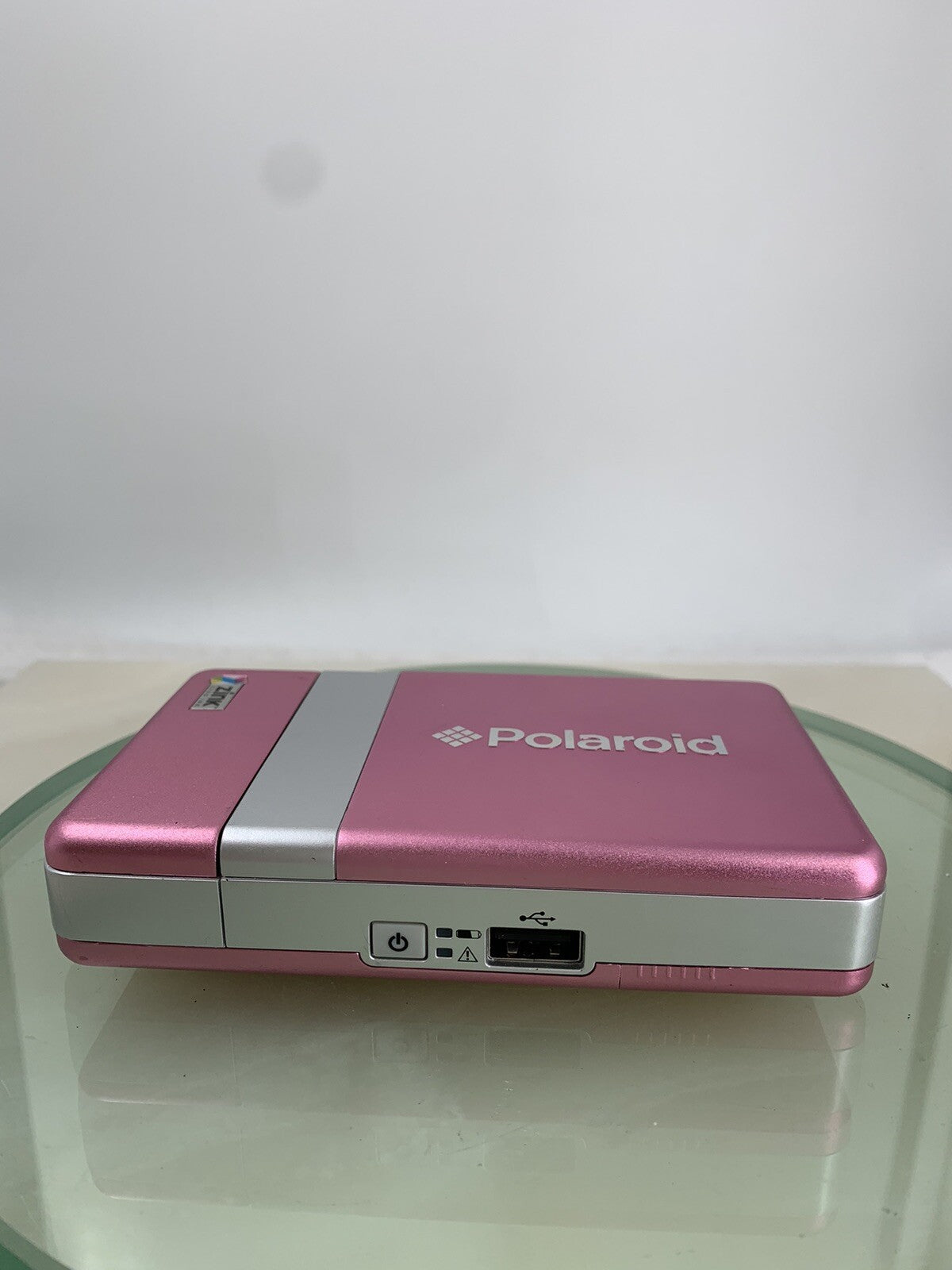 Polaroid Zip Digital Instant Photo ZINK Printer Portable PINK TESTED - 3925