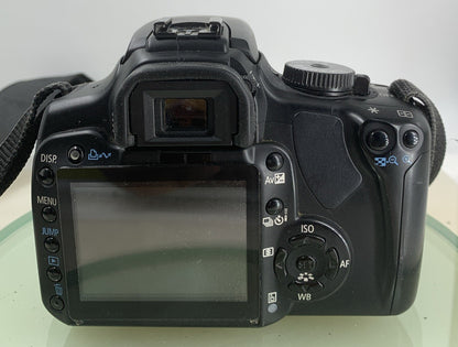 CANON EOS 400D DIGITAL SLR CAMERA BODY BLACK WITH CHARGER 4GB CARD TESTED - 1525