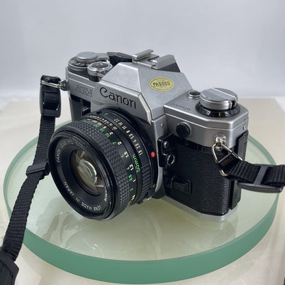 Canon AE-1  35mm SLR Film Manual Camera + Canon 50mm F/1.8 FD Lens Like A-1 #7492