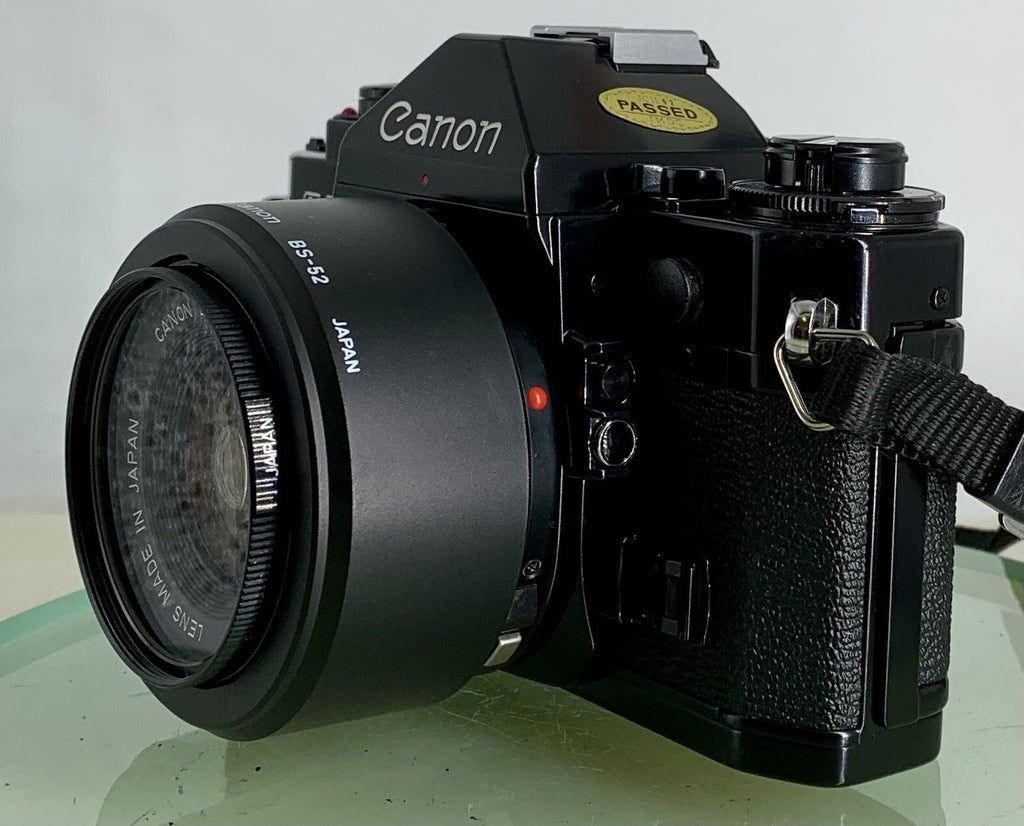 MINT Canon A-1 35mm SLR Camera Body+ FD 50mm f/1.8 + POWER WINDER + LARGE BUNDLE7