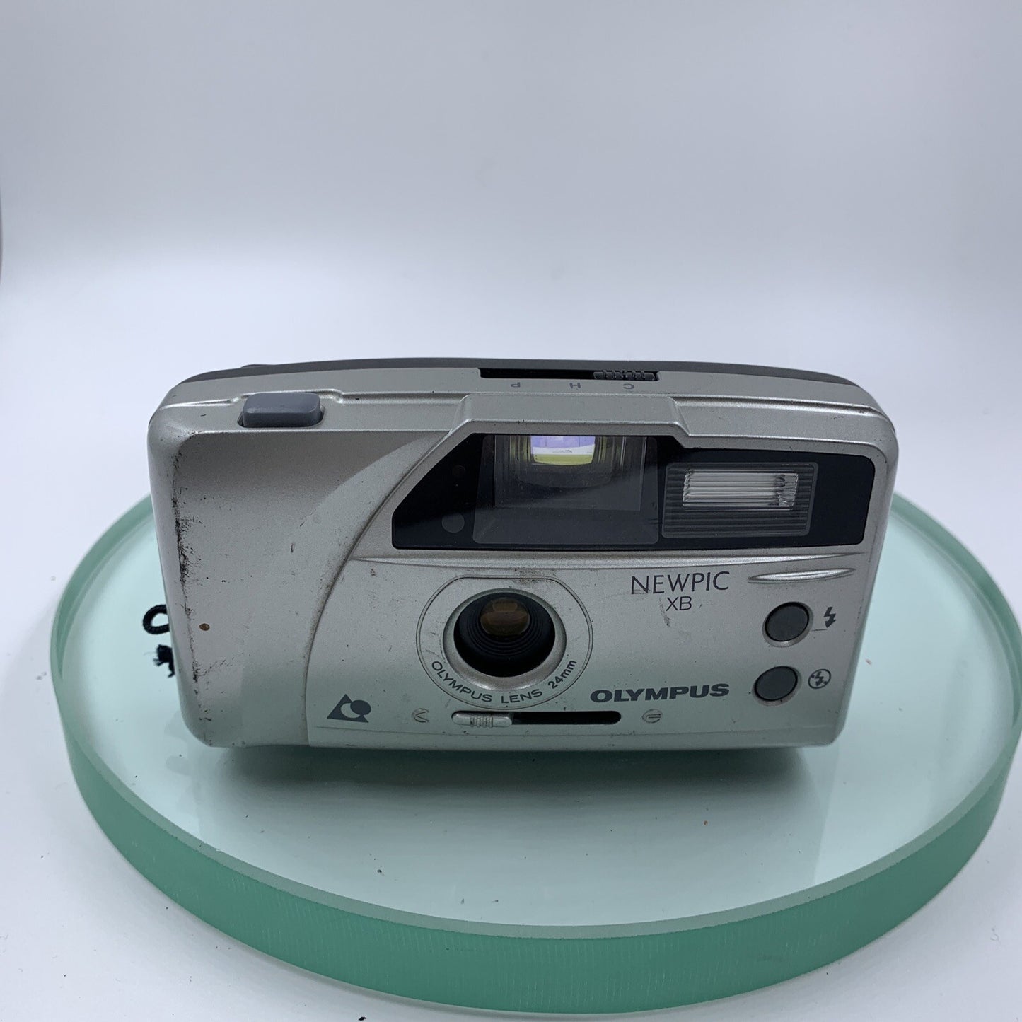 Olympus Newpic XB Compact Film AF 24mm Lens 35mm Film Camera Tested Working#8331