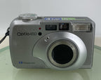 Pentax Optio 450 Digital Camera. 4.0MP, 5 x Zoom SILVER NO CARD TESTED - 4311