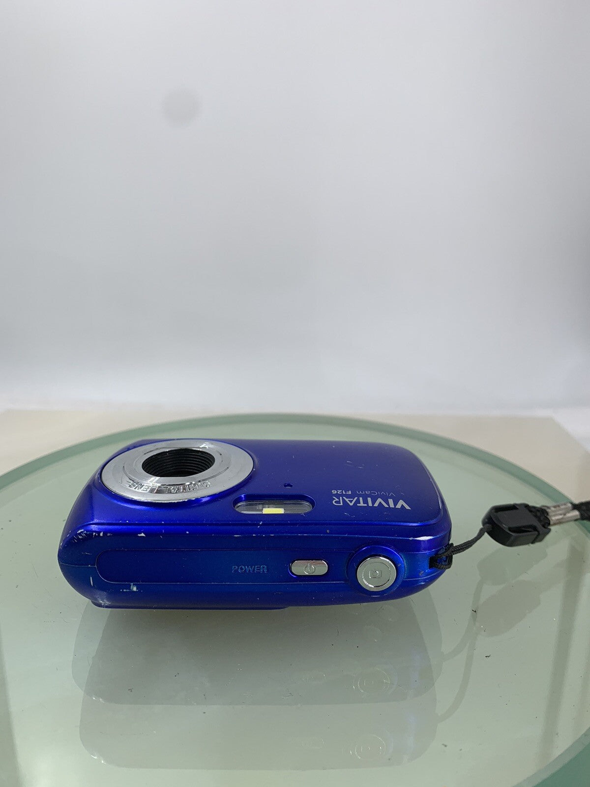 Vivitar Vivicam F126 16.1MP Compact Digital Camera Blue + WIRE TESTED - 5896