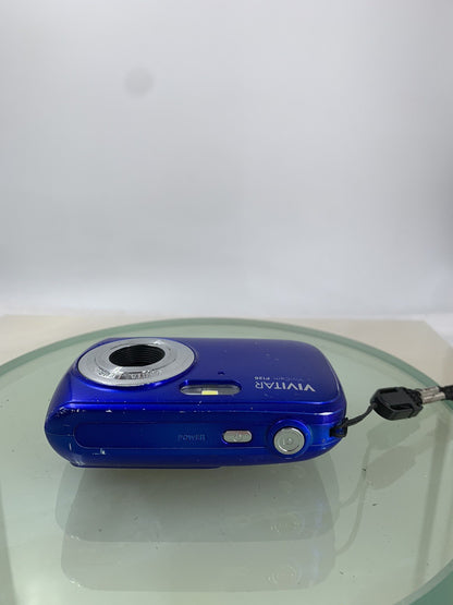 Vivitar Vivicam F126 16.1MP Compact Digital Camera Blue + WIRE TESTED - 5896