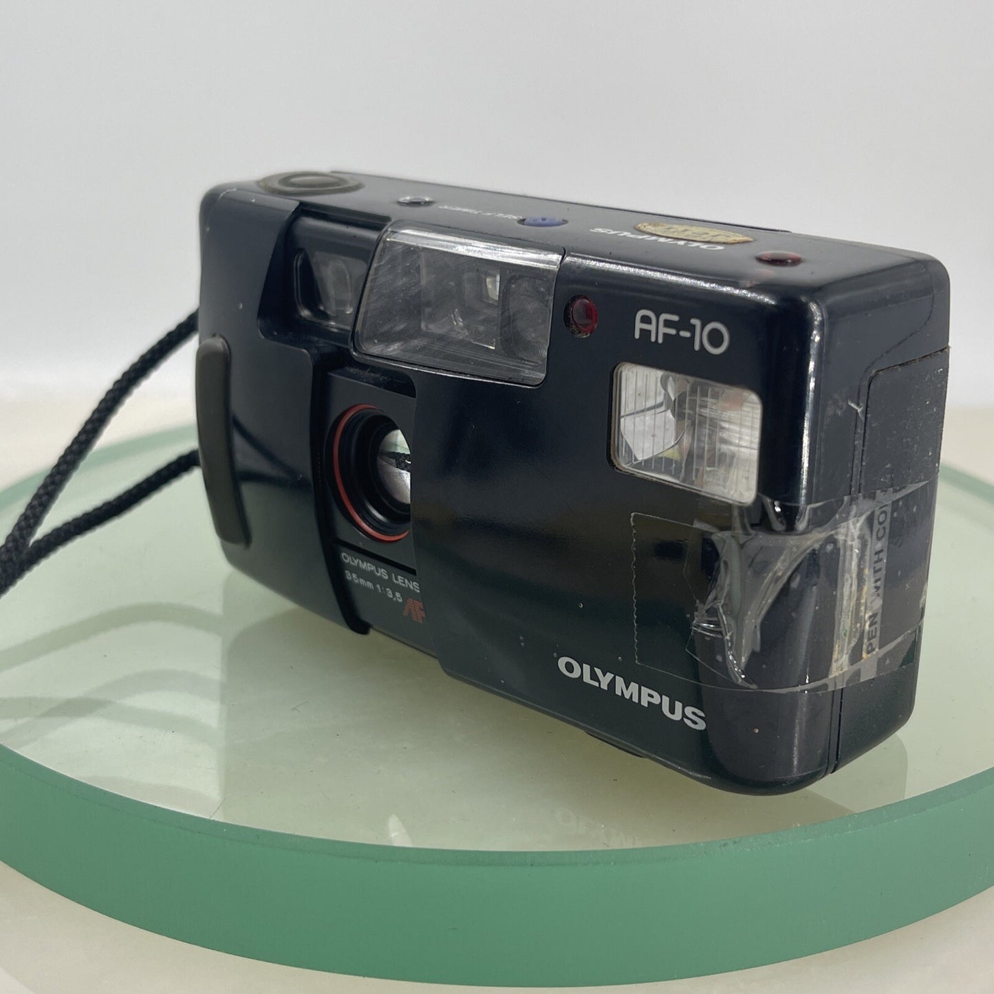 Classic Tested Olympus AF-10 Super 35mm Point&Shoot Film Cam Battery door faulty2