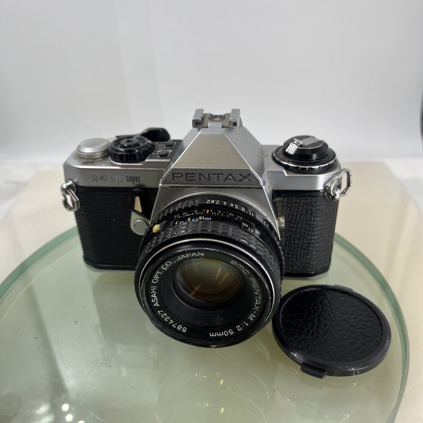 Pentax ME Super 35mm SLR Film camera + Pentax-M  50mm f2LENS  - TESTED  7471