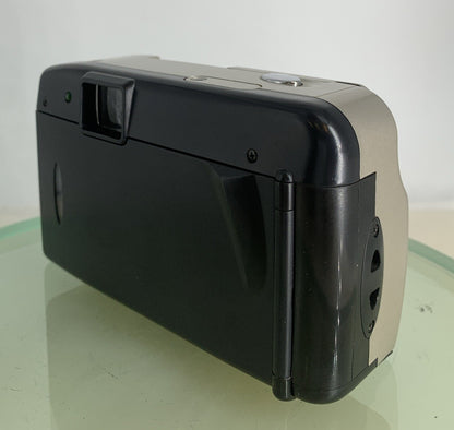 Canon Mate Discovery POINT AND SHOOT FILM CAMERA SILVER NOBATTERY - TESTED- 8466