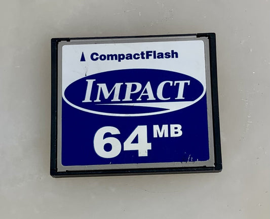 Impact 64MB Compact Flash Memory Card For DSLR Cameras #240