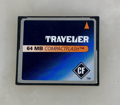 Traveler Compact Flash CF Card 64MB #850