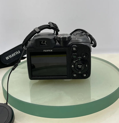 Fujifilm FinePix S1000fd 10.0MP Compact Bridge Digital Camera Black TESTED #3044