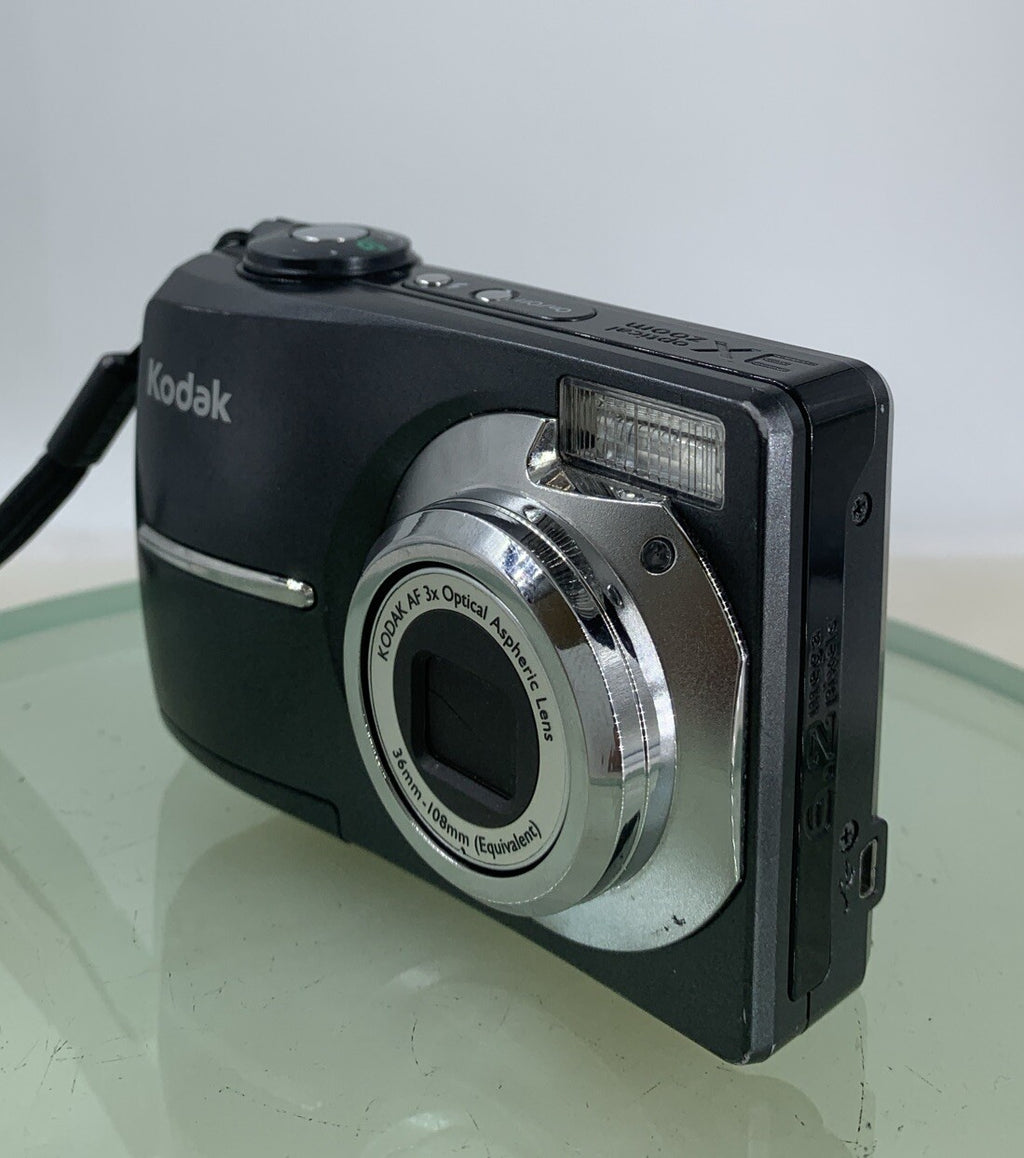 KODAK EASYSHARE C613 BLACK DIGITAL CAMERA NO CARD NO CHARGER TESTED - 5612