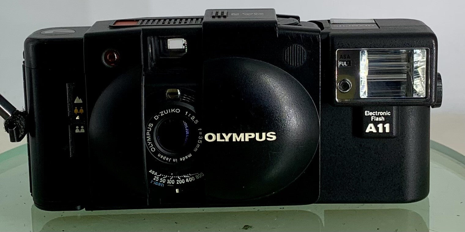 OLYMPUS XA2 Electronic Flash A11 D.ZUIKO 35mm f3.5 Point & Shoot+ Case   #211