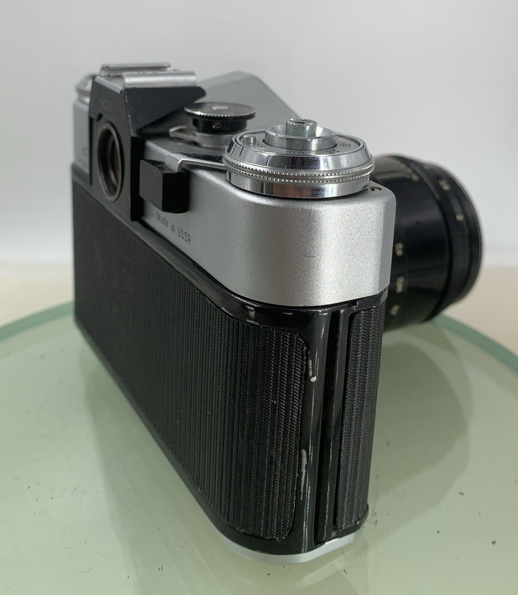 Very Rare ZENIT E VINTAGE POINT AND SHOOT FILM CAMERA SILVER TESTED - 1466