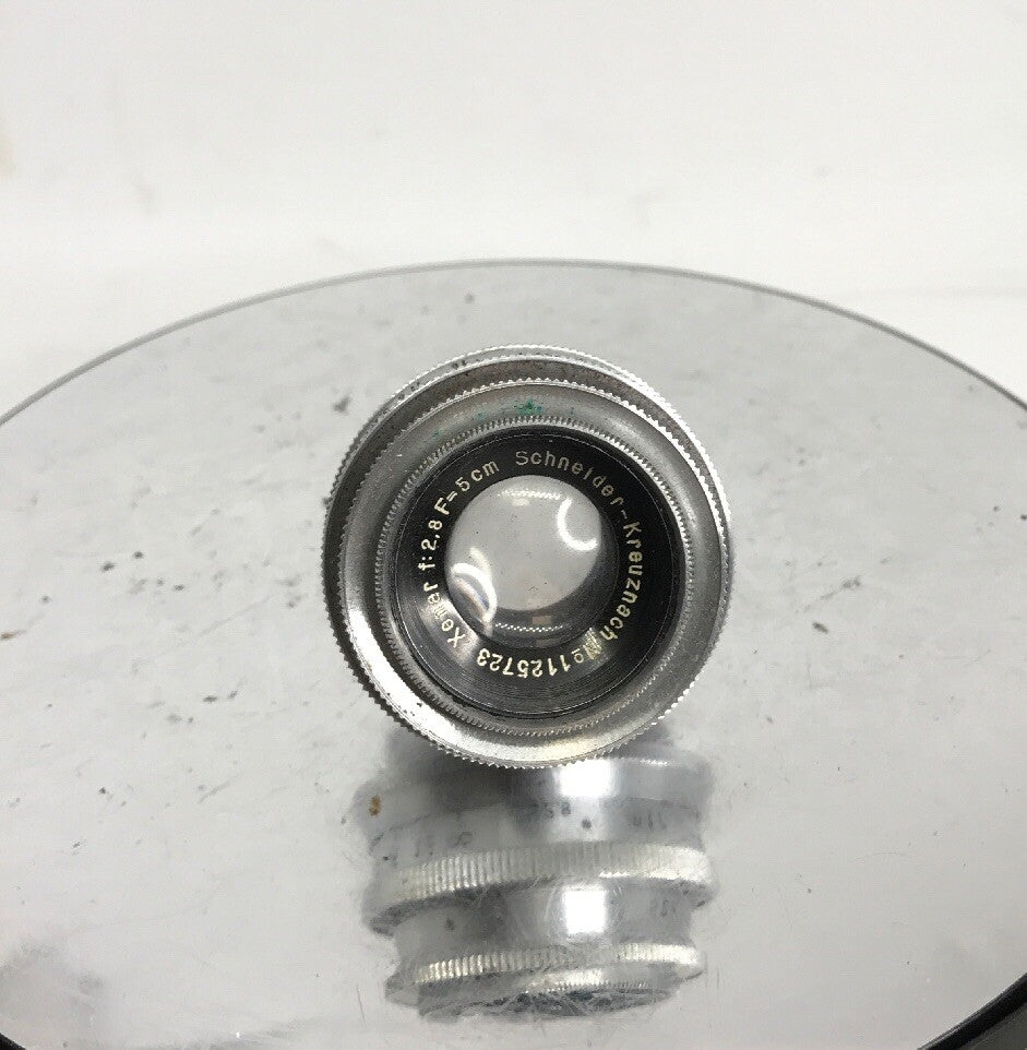 Schneider Kreuznach Xenar 2.8 50 lens exakta mount exa uncoated rare vintage 5cm2