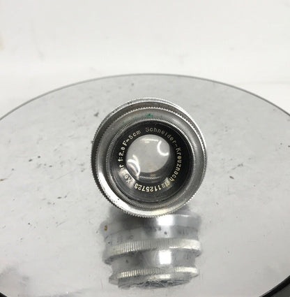 Schneider Kreuznach Xenar 2.8 50 lens exakta mount exa uncoated rare vintage 5cm2