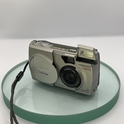 Olympus Camedia C-200 Zoom 2.1MP Compact Digital Camera Silver Tested #93