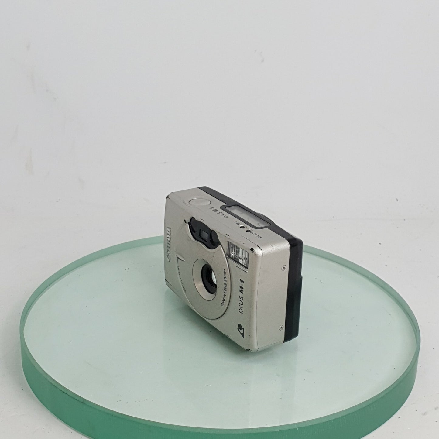 Vintage Canon IXUS M-1 APS Camera 23mm wide angle Panorama zoom Lens TESTED #1442