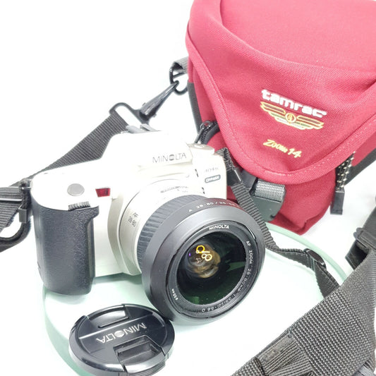 MINOLTA DYNAX 404Si 35mm SLR FILM CAMERA w/ MINOLTA AF 28-80mm LENS + BAG#3850