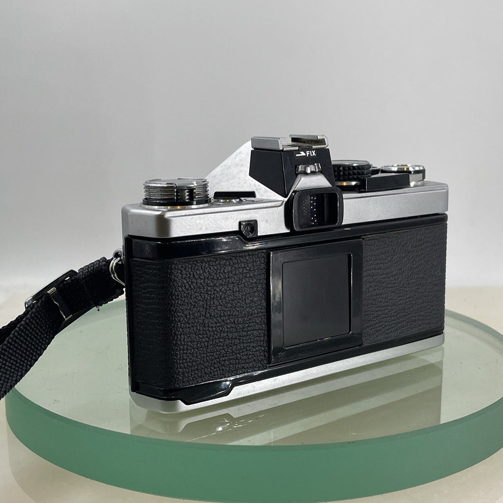 Olympus OM-2 35mm SLR camera body  Olympus 50mm 1:1.8 TESTED + CASE+ Hood  #4893