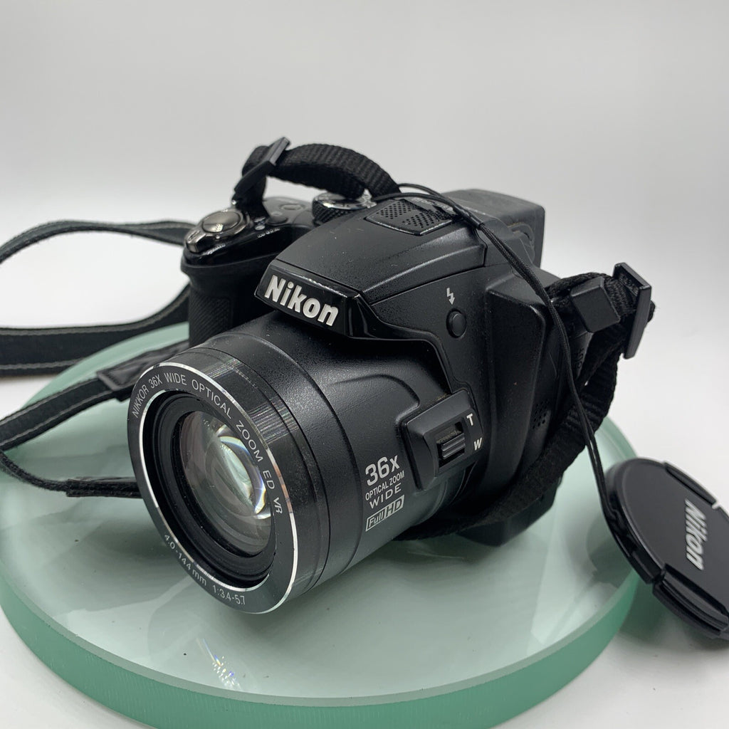 Nikon COOLPIX P500 12.1MP Digital Camera in Black.Excellent full hd 36x zoom#7763