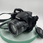 Nikon COOLPIX P500 12.1MP Digital Camera in Black.Excellent full hd 36x zoom#7763