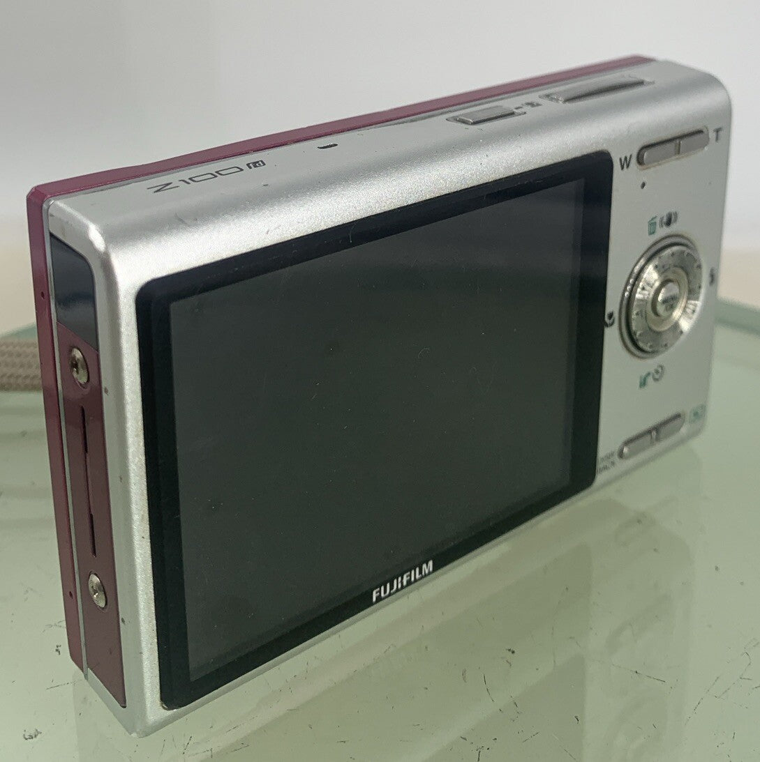 Fujifilm Digital Camera FinePix Z100fd 8.0MP Pink +2GB CARD + COVER TESTED - 2384