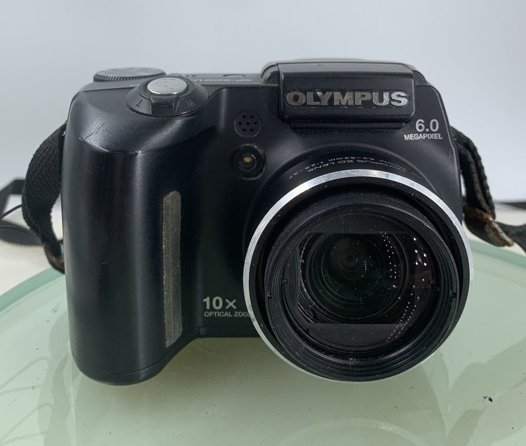Olympus SP-500UZ COMPACT DIGITAL CAMERA BLACK - NO CHARGER - TESTED - 9841