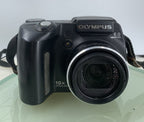Olympus SP-500UZ COMPACT DIGITAL CAMERA BLACK - NO CHARGER - TESTED - 9841