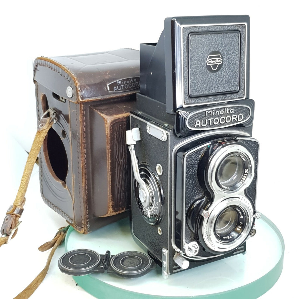 MINOLTA AUTOCORD RA TLR CAMERA, Serial no. 360448,Minolta Rokkor 75mm f/3.5 lens0
