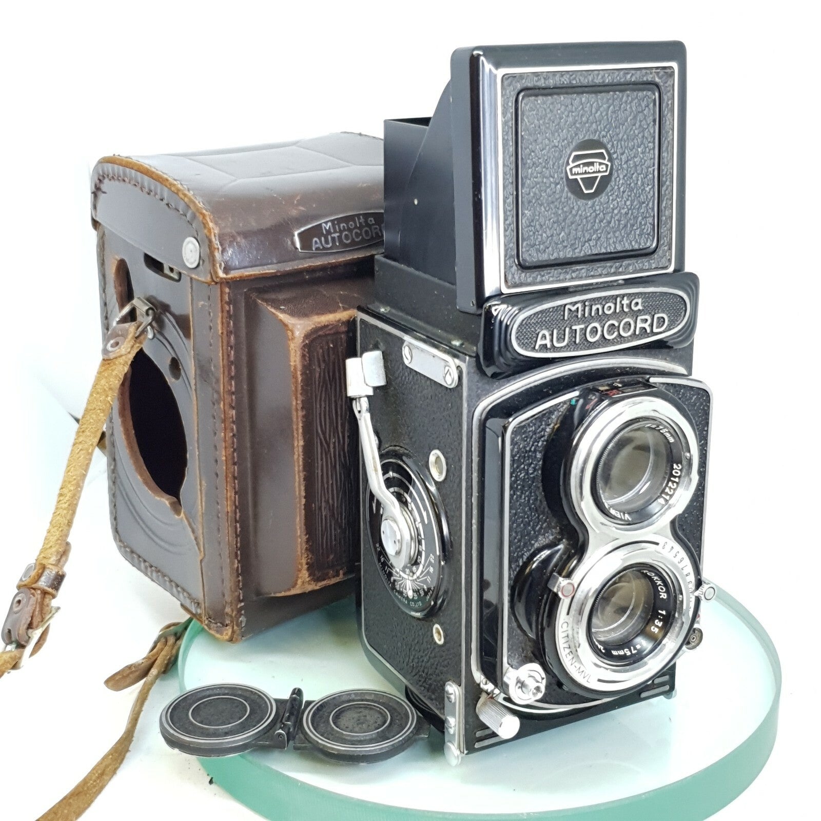 MINOLTA AUTOCORD RA TLR CAMERA, Serial no. 360448,Minolta Rokkor 75mm f/3.5 lens0