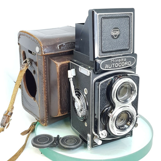 MINOLTA AUTOCORD RA TLR CAMERA, Serial no. 360448,Minolta Rokkor 75mm f/3.5 lens0