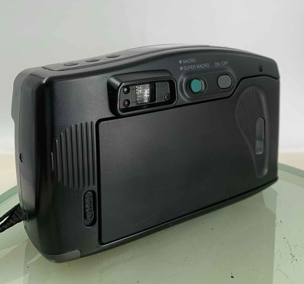 Samsung AF Zoom 105S 35mm POINT AND SHOOT FILM CAMERA SILVER+ COVER TESTED - 4474
