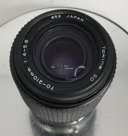  Tokina SD Macro Zoom 70-210mm 1:4-5.6 Pentax K Mount Lens for film SLR Came#6675