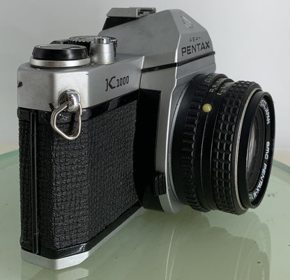 Pentax K1000 35mm SLR Film Camera+ SMC Pentax-M 50mm F1.7 Lens TESTED METER WORK2