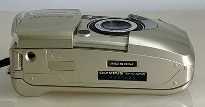 Olympus µ [Mju:] - III Zoom 120 Compact 35mm Film Point & Shoot Camera Silver907